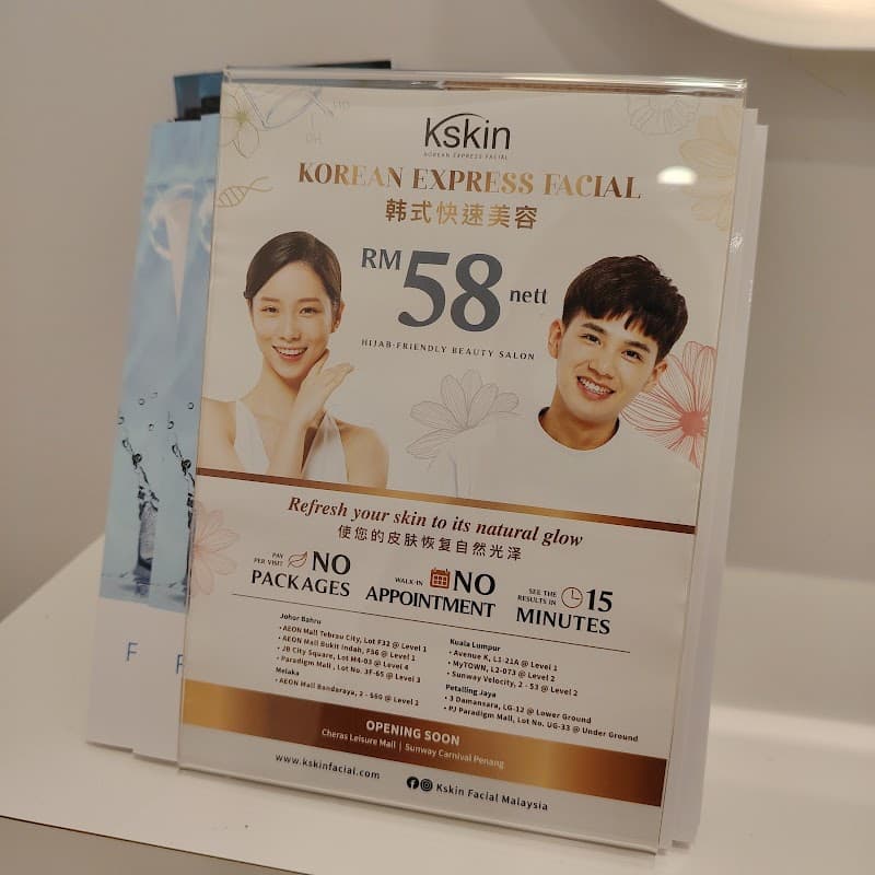 Kskin Korean Express Facial - JB Paradigm Mall 4